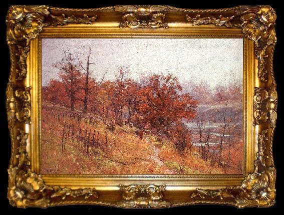 framed  Theodore Clement Steele November s Harmony, ta009-2